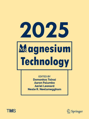 cover image of Magnesium Technology 2025
